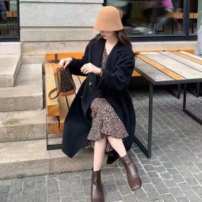 Small High-grade Woolen Coat For Women