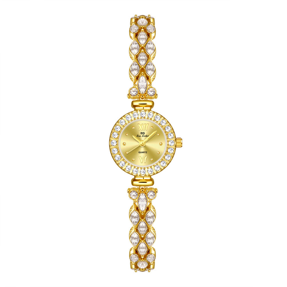 Baita Starry Horse Eye Zircon Light Luxury Exquisite Mermaid Watch