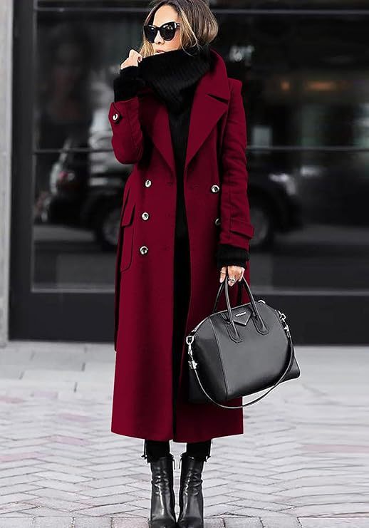 Thick Wool Women's Coat Extended