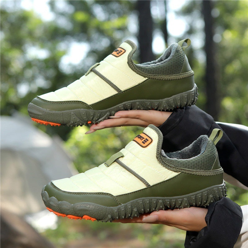 Snow Boots Outdoor Couple Leisure Non-slip Anti-velvet Warm Cotton Shoes